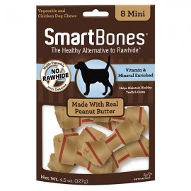 SMART BONES   迷你潔齒骨  2.5"  (花生醬味 8 支) SMART BONES   迷你潔齒骨  2.5"  (花生醬味 8 支)